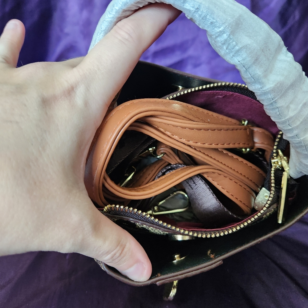 Leopard Print Bucket Bag - image 2